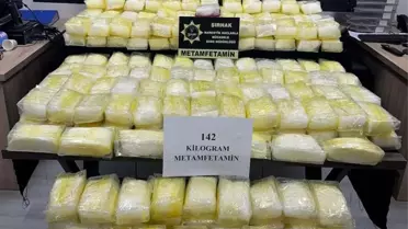 Cizre'de Uyuşturucu Operasyonu: 142 Kg Ele Geçirildi