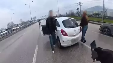 Bursa'da Trafikte Kavga: İki Sürücüye Ceza
