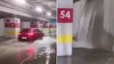 Adana Şehir Hastanesi'nin otoparkı sular altında kaldı