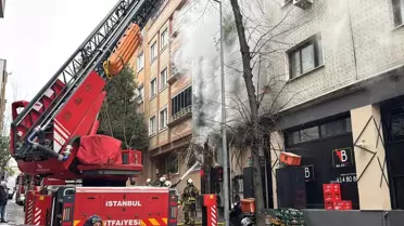 Bayrampaşa'da restoranın bacasında çıkan yangın söndürüldü