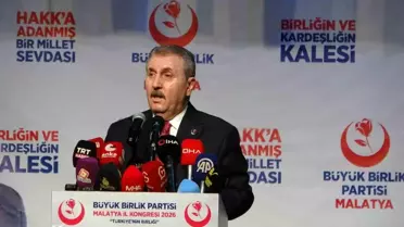 BBP Genel Başkanı Destici: 'Deprem bölgeleri ayağa kalkıyor, devletimiz güçlüdür'