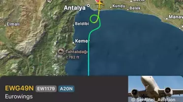 Dubai-Düsseldorf Uçağı Antalya'ya İndi