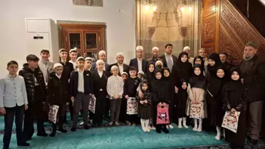 Öğrencilere Cami Dolayısıyla Ödül Töreni