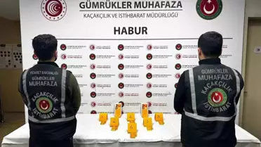 Şırnak'ta 41 kg Altın Kaçakçılığı