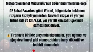 İstanbul'da Fırtına Uyarısı