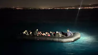 Seferihisar'da 43 Düzensiz Göçmen Yakalandı