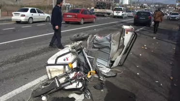 Kırıkkale'de Trafik Kazası: 2 Yaralı