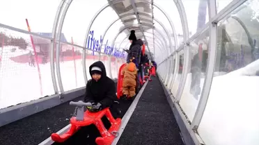 Palandöken'de Kızak Pisti Yoğun İlgi Gördü