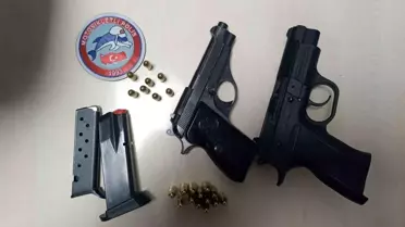 Samsun'da Ruhsatsız Silahla Yakalanma