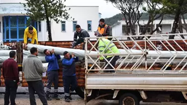 Antalya'da Üreticilere Sera Naylonu Desteği