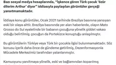 Dezenformasyon Uyarısı