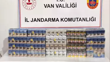 Van'da Silah ve Kaçak Sigara Operasyonu