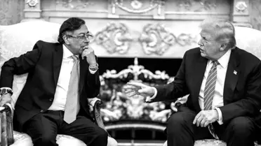 Trump ve Petro Beyaz Saray'da Görüştü