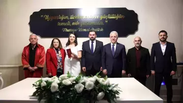 Aybay ve Yıldırım ailelerinin mutlu günü