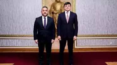 İZAZDER ve Azerbaycan Diaspora Bakanı Görüştü