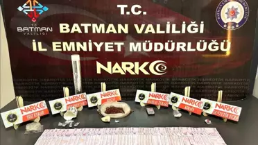 Batman'da Uyuşturucu Operasyonu: 5 Tutuklama