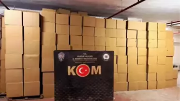 Bursa'da Tütün Kaçakçılığı Operasyonu