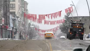 Doğu Anadolu'da Kar Yağışı Etkili