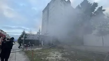 Eskişehir'de Yangın Paniği