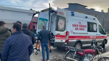 Kırıkhan'da Motosiklet Minibüsle Çarpıştı