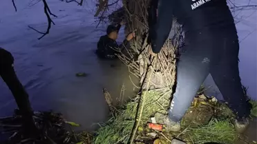 Defne'de Asi Nehri'nde kaybolan kişi aranıyor
