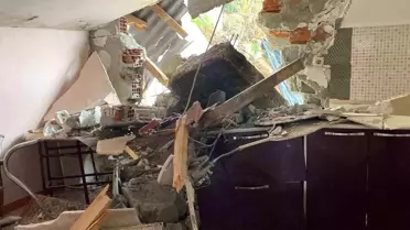 İstinat duvarı çökünce ortalık savaş alanına döndü