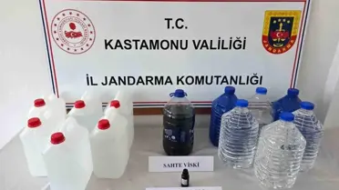 Kastamonu'da Kaçak Alkol Operasyonu