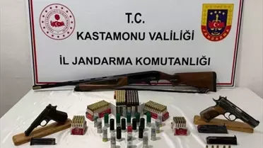 Kastamonu'da Silah Kaçakçılığı Operasyonu