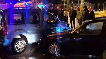 Palandöken'de Trafik Kazası: 2 Yaralı
