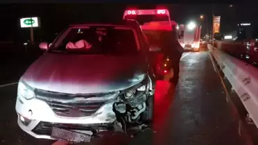 Gebze'de Kaza: Sürücü Yaralandı