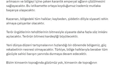 Numan Kurtulmuş'tan Suriye Açıklaması