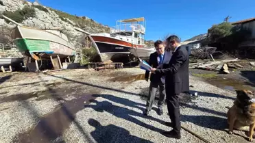 Bozburun Tersane Bölgesi'nde İncelemeler