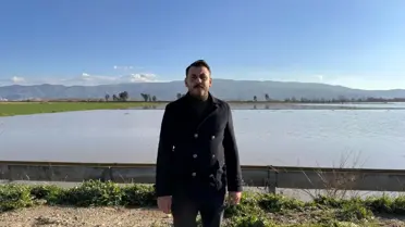 Büyük Menderes Nehri'nde taştı, 2 bin dönüm tarım arazisi sular altında kaldı