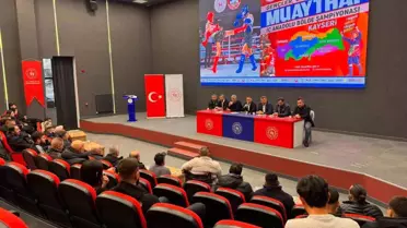 Kayseri'de Muaythai Bölge Şampiyonası Tamamlandı