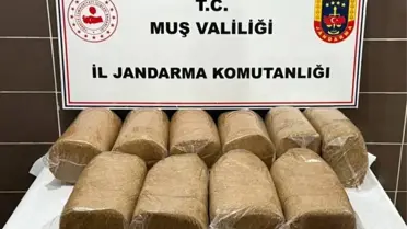 Muş'ta Kaçak Tütün Operasyonu