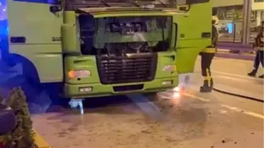 Karamürsel'de Tır Yangını