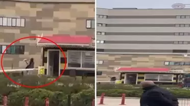 Taksiye alınmayınca çığırından çıktı! O anlar kameralarda