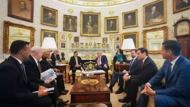 Trump ve Petro, Beyaz Saray'da biraraya geldi