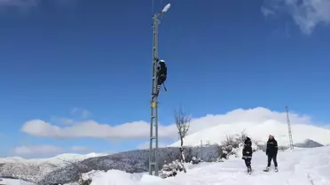YEDAŞ, Kar Yağışında Elektrik Kesintilerine Müdahale Ediyor