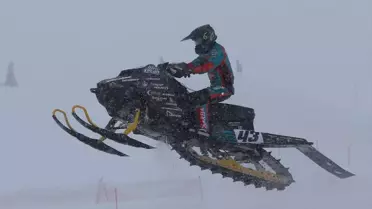 Güneysu'da Kar Motosikleti Şampiyonası