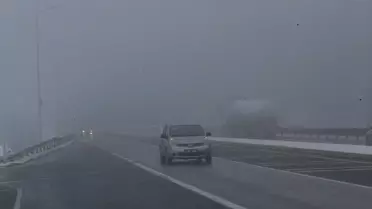 Bolu Dağı'nda Sis Etkili