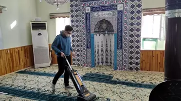 Beypazarı'nda Camiler Temizleniyor