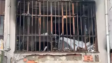 Bursa'da Yangın: Atölye Kül Oldu