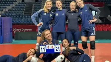 Fenerbahçeli kadın voleybolcuların Kante çılgınlığı