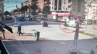 Antalya'da Motosikletli Kaza Geçirdi