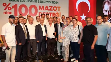 Üreten Bursa'ya Büyükşehir'den tam destek