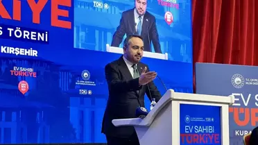 'Yüzyılın Konut Projesi' kapsamında Kırşehir'de yapılacak konutların kurası çekildi