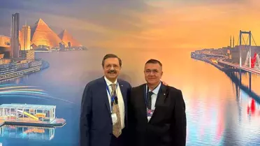 Akıncı, Kahire'de Türkiye-Mısır İş Forumu'na katıldı