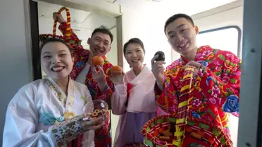 Heilongjiang'da Temalı Tren Yolda