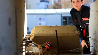 Antalya'da eğitilen Afrika keseli sıçanları enkaz altındaki 'göz' olacak